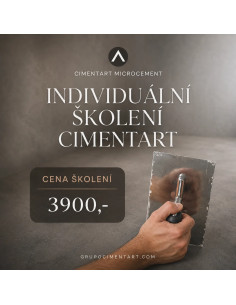 24.11.2026 - INDIVIDUÁLNE ŠKOLENIE APLIKÁCIE DEKORATÍVNYCH STIEROK | CimentArt