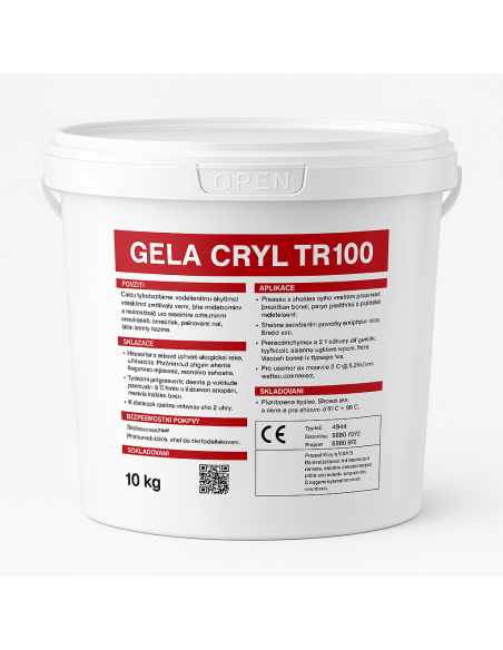 Gela Cryl TR100 - akrylátový plnič pórov a patinovací gél betónových stierok
