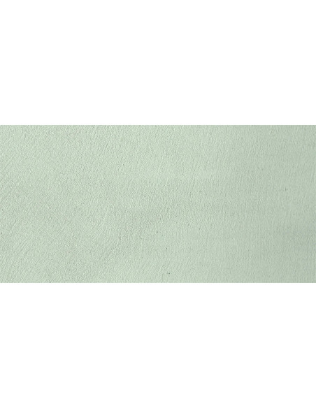 Vzorek mikrocementové betonové stěrky v odstínu Apple Green (jemná pastelově zelená)