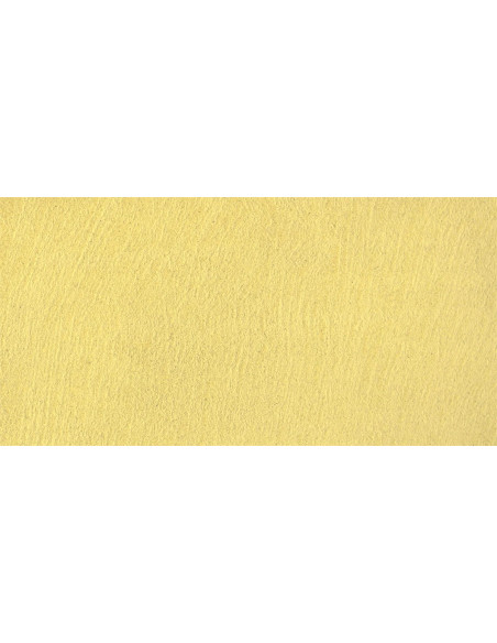 Vzorek mikrocementové betonové stěrky v odstínu Cream Yellow (jemná krémově žlutá)
