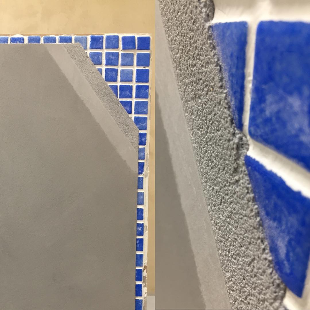 Aplikace betonové stěrky na stávající obklad nebo dlažbu