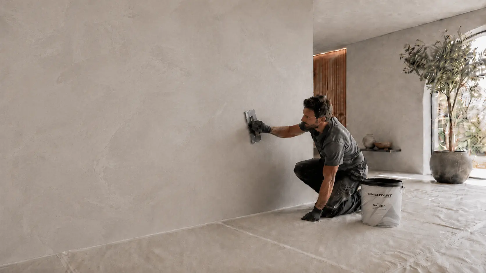 Mikrocement CimentArt v moderním interiéru
